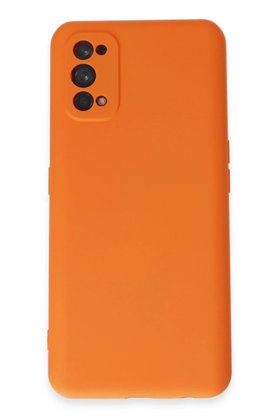 CepteToptan Realme 7 Pro Kılıf Nano içi Kadife Silikon - Turuncu - DROPX1641-5286