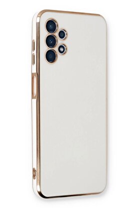 CepteToptan Samsung Galaxy A13 4G Kılıf Volet Silikon - Beyaz - DROPX4055-3660