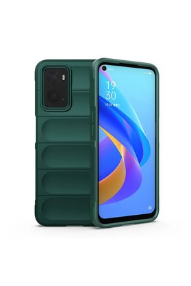 CepteToptan Realme 9i 4G Kılıf Optimum Silikon - Koyu Yeşil - DROPX8848-2031