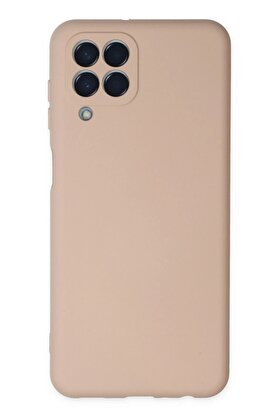 CepteToptan Samsung Galaxy M33 Kılıf Nano içi Kadife Silikon - Pudra - DROPX1253-1708