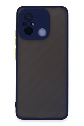 CepteToptan Xiaomi Redmi 12C Kılıf Montreal Silikon Kapak - Lacivert - DROPX6558-7004