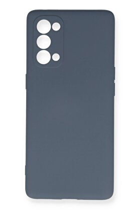 CepteToptan Oppo Reno 5 Pro Kılıf Nano içi Kadife Silikon - Gri - DROPX2710-6165