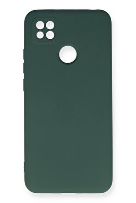 CepteToptan Xiaomi Redmi 9C Kılıf Nano içi Kadife Silikon - Koyu Yeşil - DROPX5325-6082