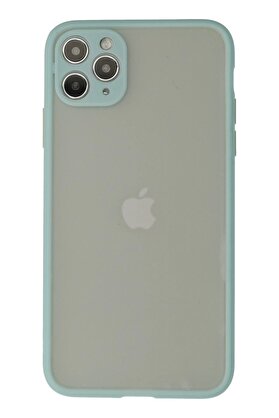CepteToptan iPhone 12 Pro Max Kılıf Montreal Silikon Kapak - Turkuaz - DROPX9823-8559