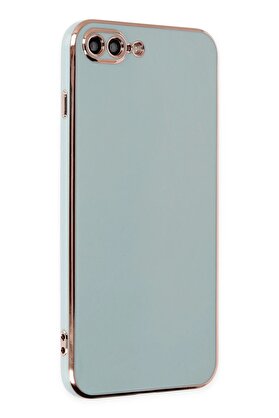 CepteToptan iPhone 7 Plus Kılıf Volet Silikon - Açık Yeşil - DROPX9262-4856