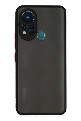 CepteToptan İnfinix Hot 11s Kılıf Montreal Silikon Kapak - Siyah - DROPX1824-6706