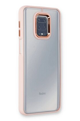 CepteToptan Xiaomi Redmi Note 9 Pro Kılıf Dora Kapak - Pudra - DROPX4093-4630