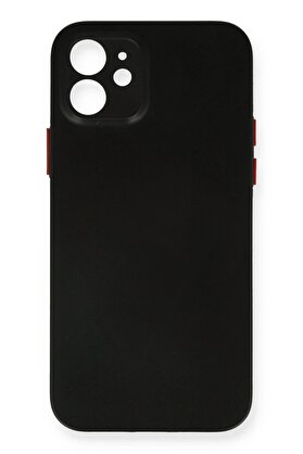 CepteToptan iPhone 12 Kılıf PP Ultra İnce Kapak - Siyah - DROPX6119-6513