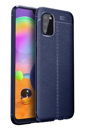 CepteToptan Samsung Galaxy A02S Kılıf Auto Focus Kapak - Lacivert - DROPX3691-6372