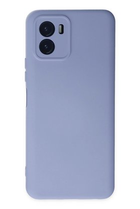 CepteToptan Vivo Y15S Kılıf Nano içi Kadife Silikon - Lila - DROPX6432-1513