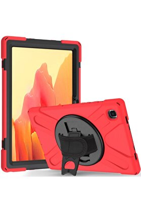 CepteToptan Samsung Galaxy Tab A7 10.4 Kılıf Amazing Tablet Kapak - Kırmızı - DROPX6340-3055