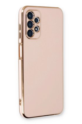 CepteToptan Samsung Galaxy A13 4G Kılıf Volet Silikon - Pembe - DROPX2869-5824