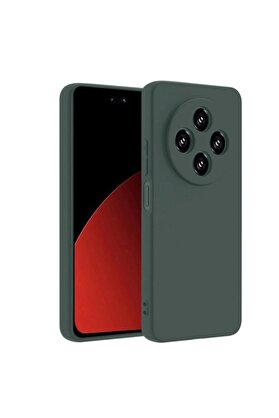 CepteToptan Xiaomi Redmi 14C Kılıf First Silikon - Koyu Yeşil - DROPX3564-4080
