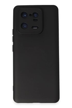 CepteToptan Xiaomi Mi 13 Pro Kılıf Nano içi Kadife Silikon - Siyah - DROPX4609-8284