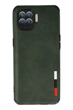 CepteToptan Oppo Reno 4 Lite Kılıf Loop Deri Silikon - Yeşil - DROPX8216-8716
