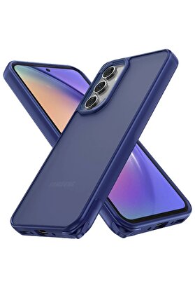 CepteToptan Samsung Galaxy A04S Kılıf Elegant Kapak - Lacivert - DROPX4308-6756