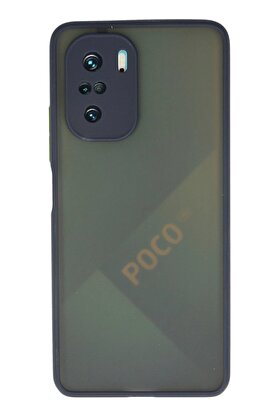 CepteToptan Xiaomi Poco F3 Kılıf Montreal Silikon Kapak - Lacivert - DROPX6861-5975