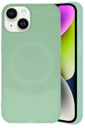 CepteToptan iPhone 14 Kılıf Maya Karbon Kapak - Su Yeşili - DROPX2883-2633