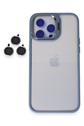 CepteToptan iPhone 14 Pro Max Kılıf Roblox Lens Standlı Kapak - Sierra Blue - DROPX9520-3177