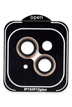 CepteToptan iPhone 14 PVD Metal Kamera Lens - Turuncu - DROPX8272-2639