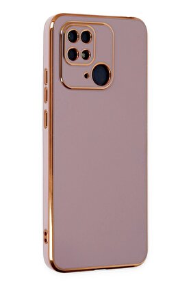 CepteToptan Xiaomi Redmi 10C Kılıf Volet Silikon - Mor - DROPX9731-9447