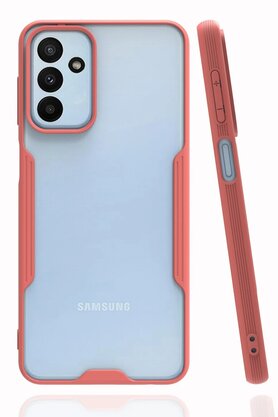 CepteToptan Samsung Galaxy M23 Kılıf Platin Silikon - Pembe - DROPX7623-3244