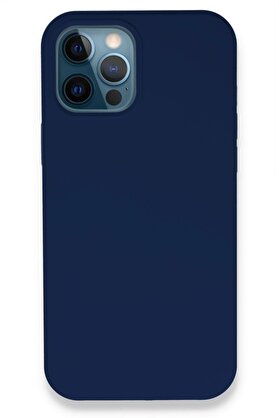 CepteToptan iPhone 12 Pro Kılıf Lansman Legant Silikon - Lacivert - DROPX2053-1765