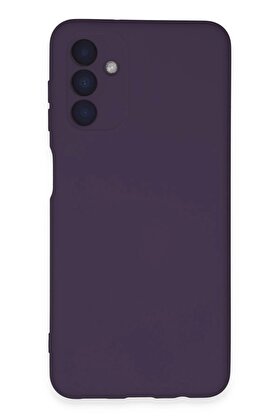 CepteToptan Samsung Galaxy A24 4G Kılıf Nano içi Kadife Silikon - Mor - DROPX8978-7234