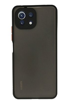 CepteToptan Xiaomi Mİ 11 Lite Kılıf Montreal Silikon Kapak - Siyah - DROPX6959-2518