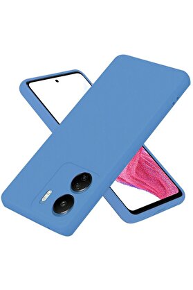 CepteToptan Xiaomi Redmi 13C Kılıf First Silikon - Mavi - DROPX6663-4261