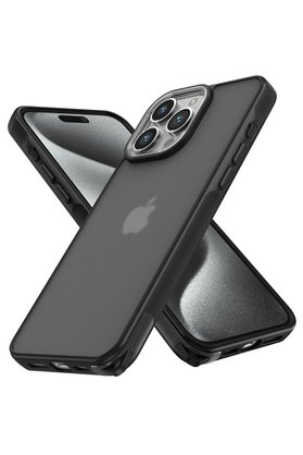 CepteToptan iPhone 15 Pro Kılıf Elegant Kapak - Siyah - DROPX4656-6936