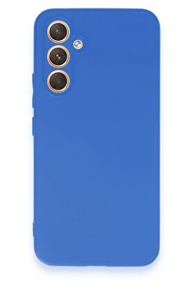 CepteToptan Samsung Galaxy A54 5G Kılıf First Silikon - Mavi - DROPX8632-6740