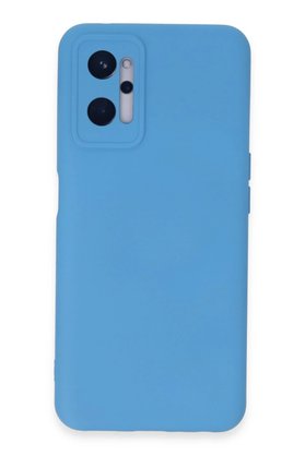 CepteToptan Realme 9i 4G Kılıf Nano içi Kadife Silikon - Mavi - DROPX6468-4390