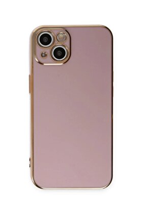 CepteToptan iPhone 15 Kılıf Volet Silikon - Mor - DROPX2605-9082