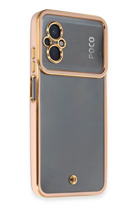 CepteToptan Xiaomi Poco M5 Kılıf Liva Lens Silikon - Rose - DROPX2255-4845