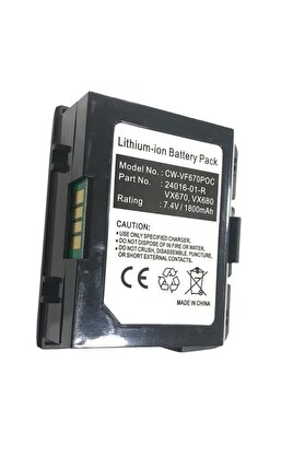 evimdeyokyok VeriFone VX 680 / VX 680 ECR Plus Pos Uyumlu Batarya