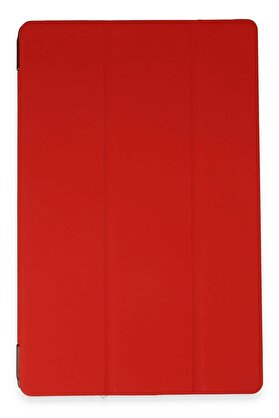 CepteToptan iPad Pro 13 (2024) Kılıf Tablet Smart Kılıf - Kırmızı - DROPX9259-2735