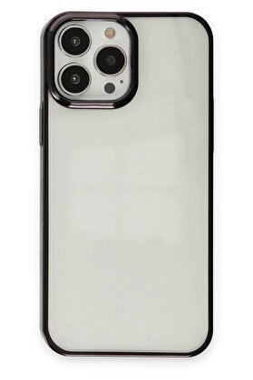 CepteToptan iPhone 13 Pro Max Kılıf Element Silikon - Siyah - DROPX3169-9659