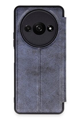 CepteToptan Xiaomi Redmi A3 4G Kılıf Flip Cover - Lacivert - DROPX7295-7119