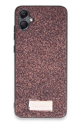 CepteToptan Samsung Galaxy A05 Bright Simli Kapak - Derin Mor - DROPX7882-1808
