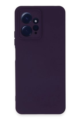 CepteToptan Xiaomi Redmi Note 12 4G Kılıf Nano içi Kadife Silikon - Mor - DROPX7605-3535
