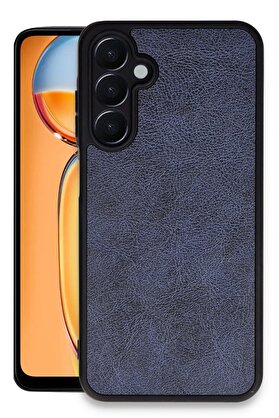 CepteToptan Samsung Galaxy A05S Kılıf Aras Deri Kapak - Lacivert - DROPX5344-6892