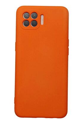 CepteToptan Oppo Reno 4 Lite Kılıf Nano içi Kadife Silikon - Turuncu - DROPX6085-6575