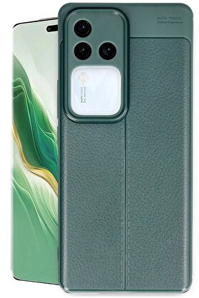 ykavm Newface Vivo V30 5G Kılıf Auto Focus Kapak - Koyu Yeşil