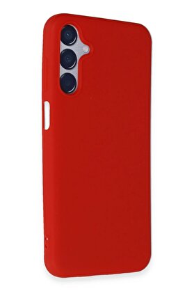 CepteToptan Samsung Galaxy M15 Kılıf First Silikon - Kırmızı - DROPX3669-7668
