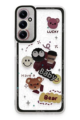 CepteToptan Samsung Galaxy A14 4G Kılıf Sweet Desenli Silikon Kapak - Sarı - DROPX6041-2974