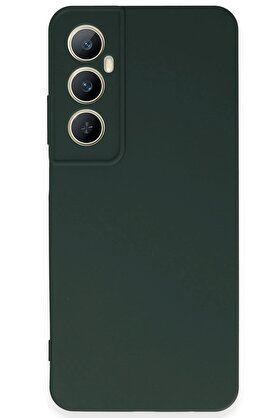 CepteToptan Realme C65 Kılıf First Silikon - Koyu Yeşil - DROPX4815-2152