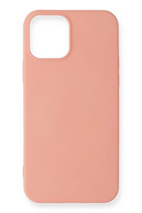 CepteToptan iPhone 12 Mini Kılıf First Silikon - Pudra - DROPX3709-7661