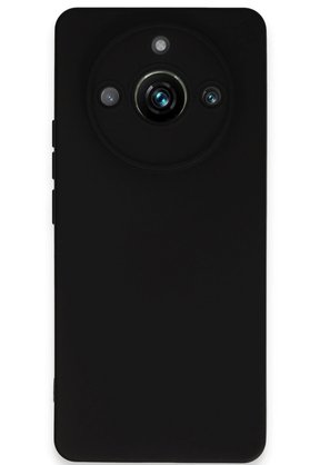 CepteToptan Realme 11 Pro Kılıf Nano içi Kadife Silikon - Siyah - DROPX3002-4190