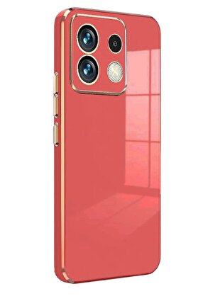 CepteToptan Xiaomi Poco M6 Pro 4G Kılıf Volet Silikon - Kırmızı - DROPX5269-6540
